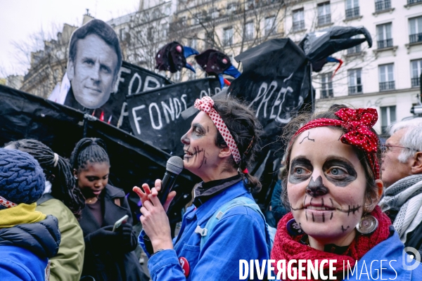 Mobilisation contre la réforme des retraites à Paris