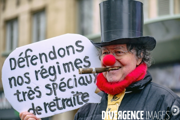 Mobilisation contre la réforme des retraites à Paris