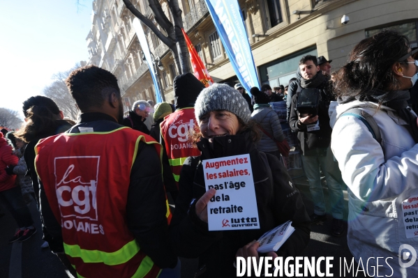 Manif unitaire du 19 01 23