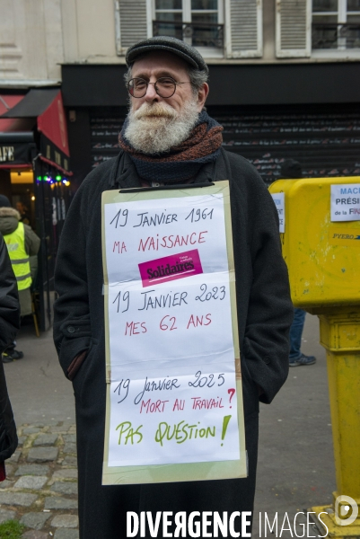 Manifestation contre la réforme des retraites