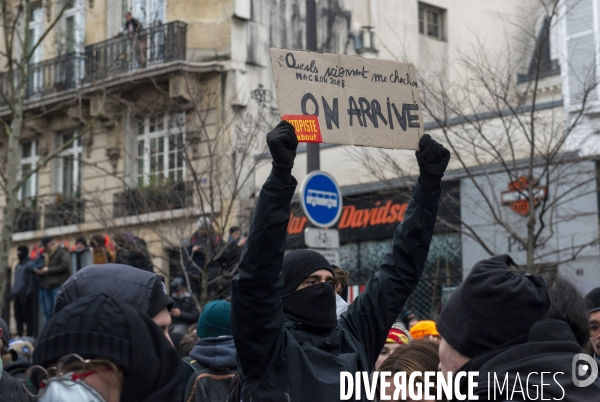 Manifestation contre la réforme des retraites