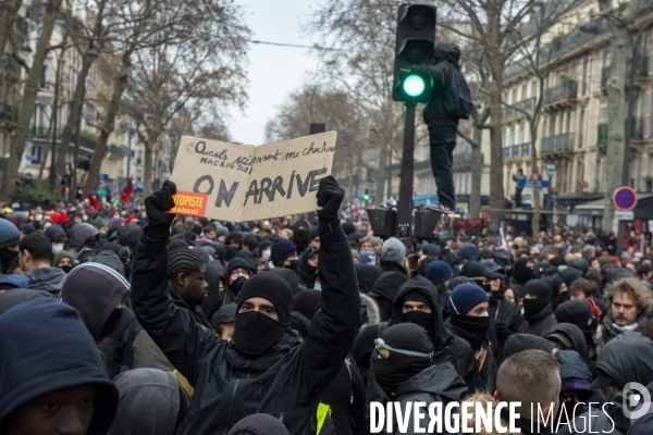 Manifestation contre la réforme des retraites