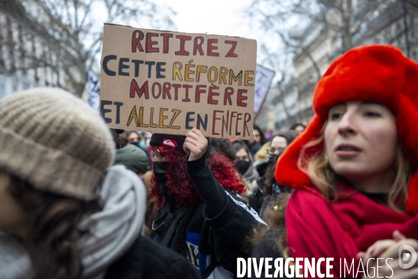 Manifestation contre la réforme des retraites