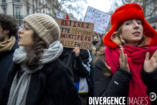 Manifestation contre la réforme des retraites