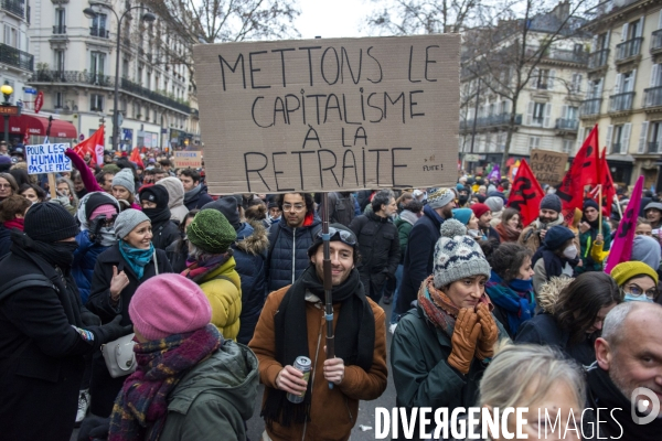 Manifestation contre la réforme des retraites