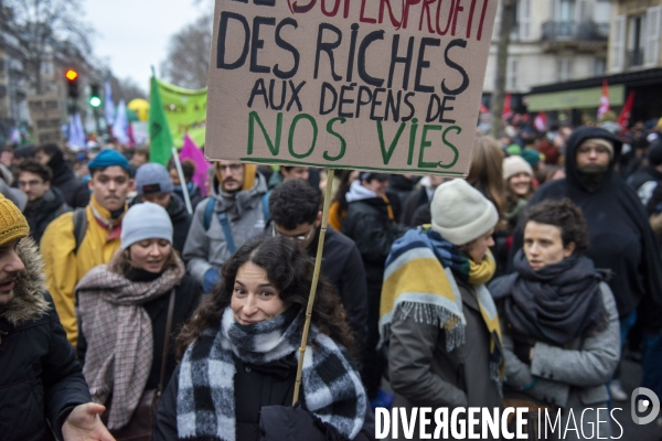 Manifestation contre la réforme des retraites