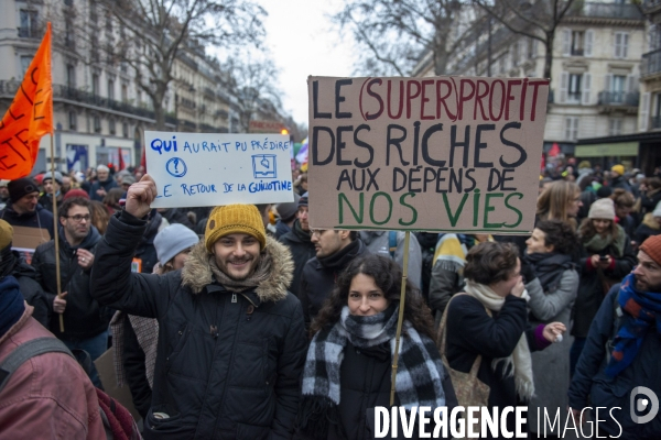 Manifestation contre la réforme des retraites