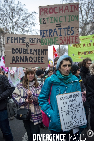 Manifestation contre la réforme des retraites