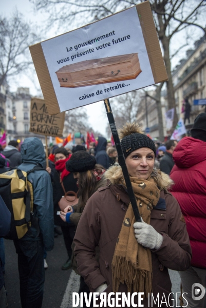 Manifestation contre la réforme des retraites