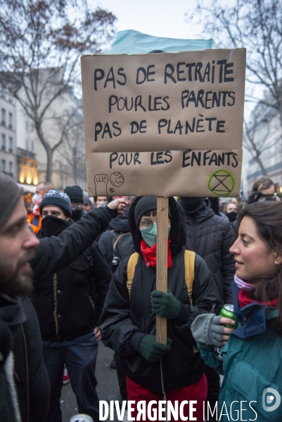 Manifestation contre la réforme des retraites