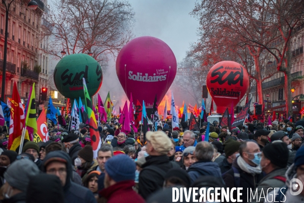 Manifestation contre la réforme des retraites