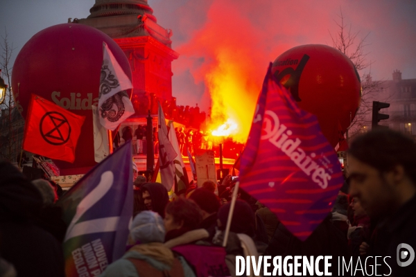 Manifestation contre la réforme des retraites