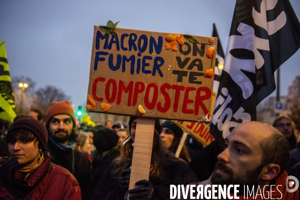 Manifestation contre la réforme des retraites