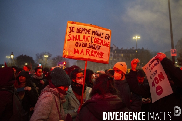 Manifestation contre la réforme des retraites