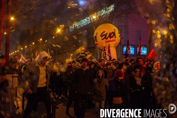 Manifestation contre la réforme des retraites