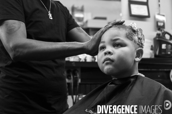 Le barbier de Wilson. Etats-Unis.