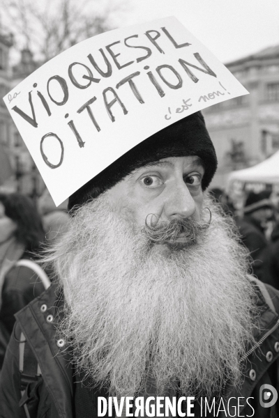 FRA-Manifestation-Reforme Retraite- Paris