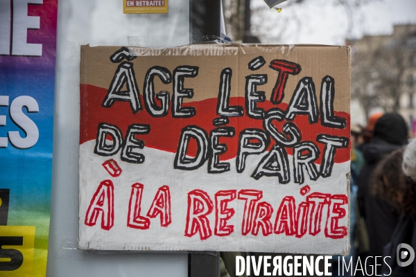 Revendications contre l allongement de l âge du départ à la retraite