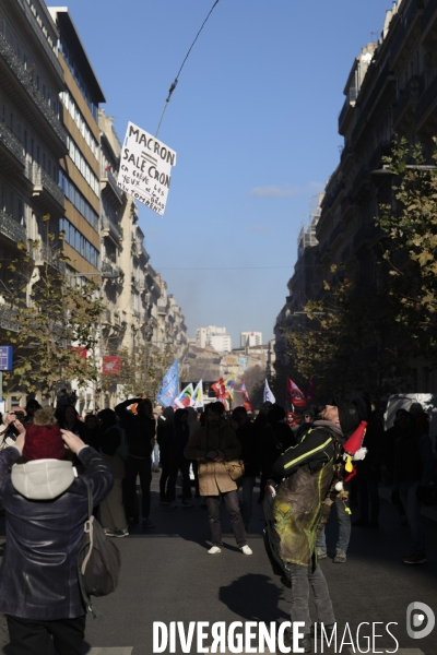 Manif retraite à Marseille