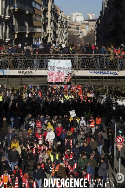 Manif retraite à Marseille