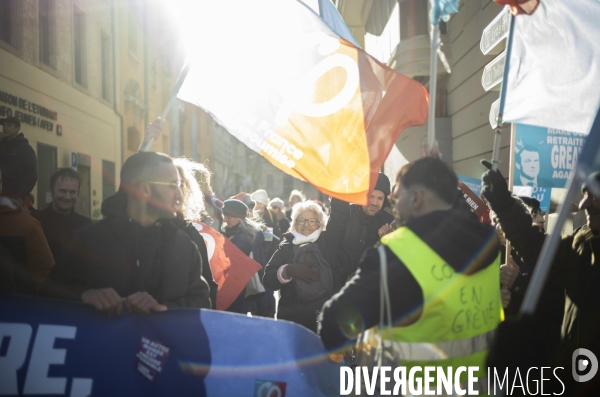 Manif retraite à Marseille