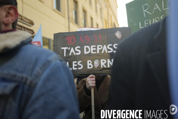 Manif retraite à Marseille