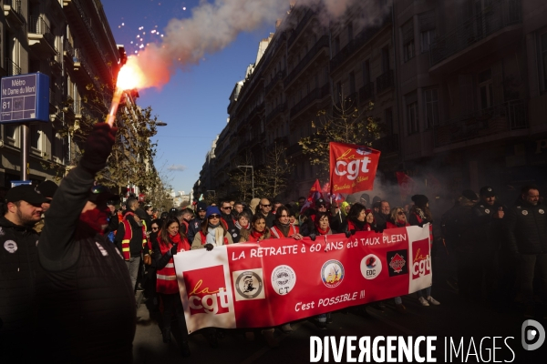 Manif retraite à Marseille