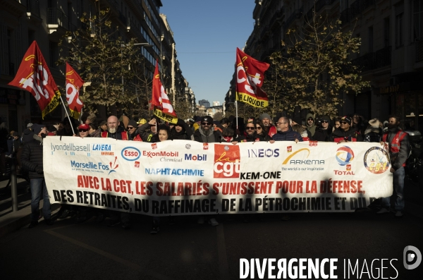 Manif retraite à Marseille