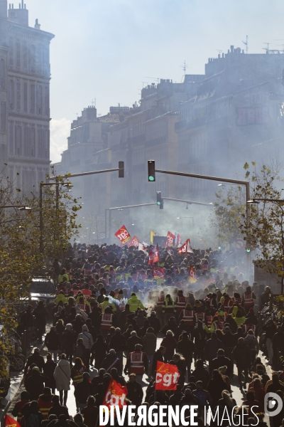 Manif retraite à Marseille