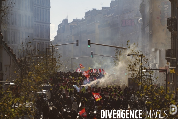 Manif retraite à Marseille