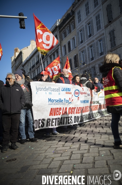 Manif retraite à Marseille