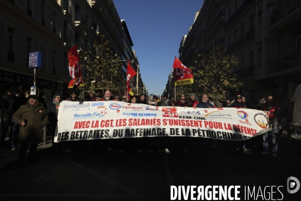 Manif retraite à Marseille