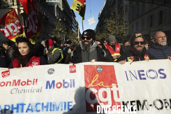 Manif retraite à Marseille