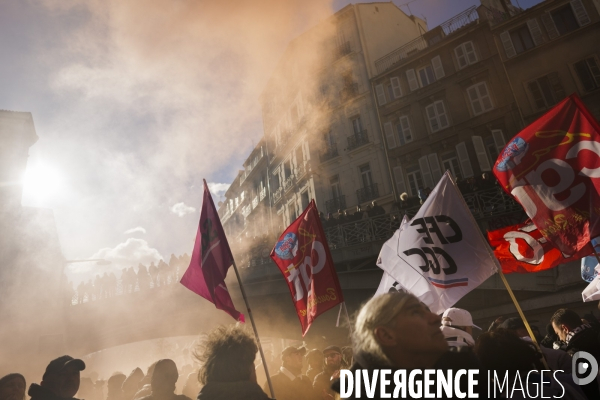 Manif retraite à Marseille