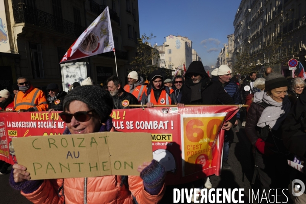 Manif retraite à Marseille