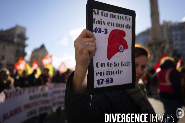 Manif retraite à Marseille