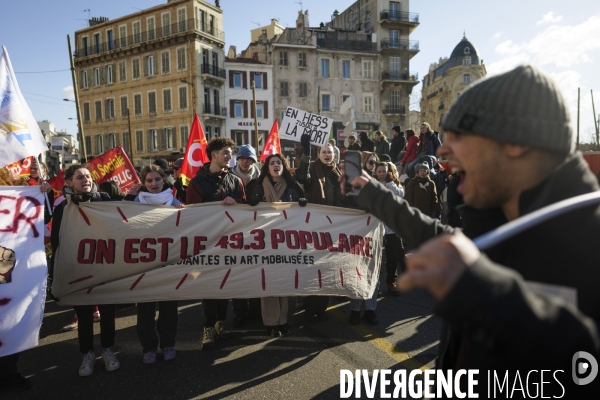 Manif retraite à Marseille