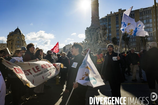 Manif retraite à Marseille