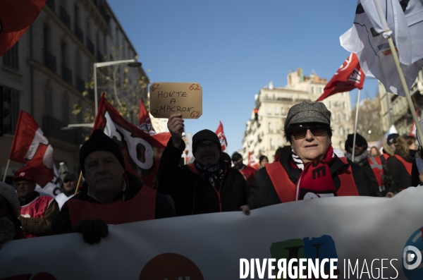 Manif retraite à Marseille