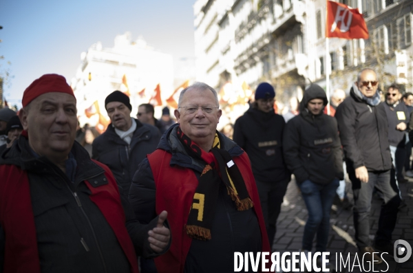 Manif retraite à Marseille