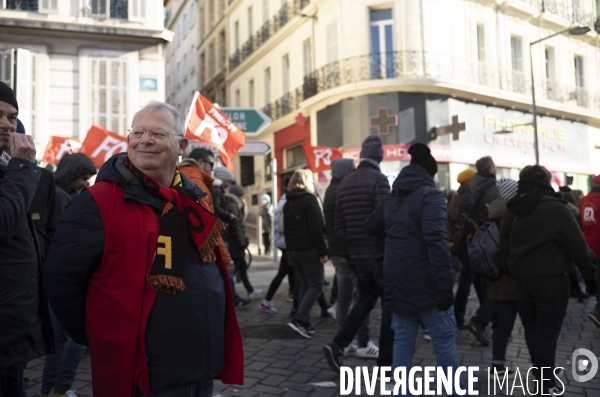 Manif retraite à Marseille