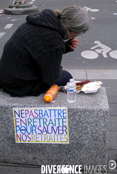 1 ère manifestation contre la reforme des retraites