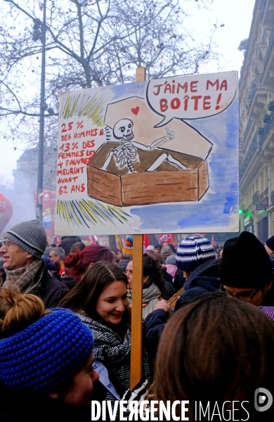 1 ère manifestation contre la reforme des retraites