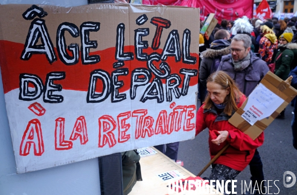 1 ère manifestation contre la reforme des retraites