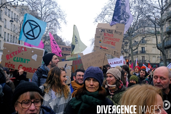 1 ère manifestation contre la reforme des retraites