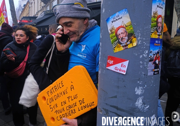 1 ère manifestation contre la reforme des retraites