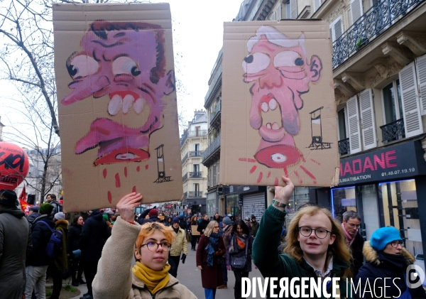 1 ère manifestation contre la reforme des retraites