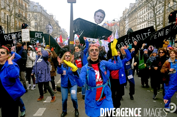 1 ère manifestation contre la reforme des retraites