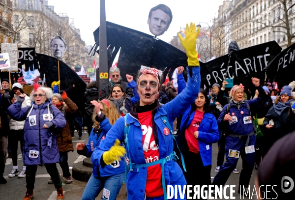 1 ère manifestation contre la reforme des retraites