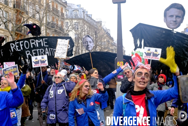 1 ère manifestation contre la reforme des retraites